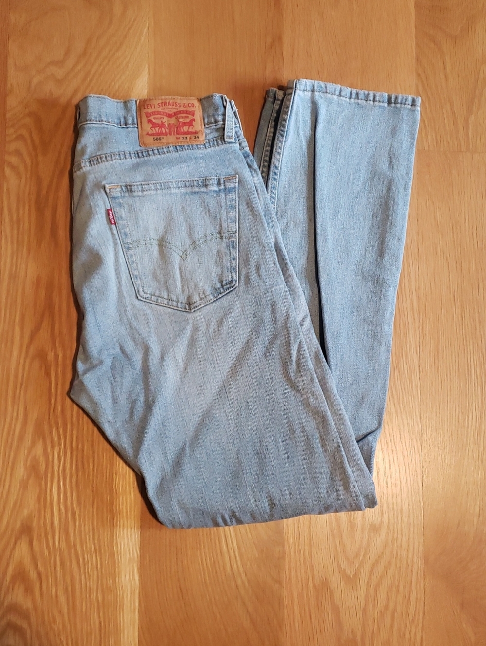 Men's Levi's Light Blue 505 Jeans